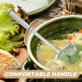 thumbnail image 3 of VERDANVERSE Culinary Enthusiasts Skimmer Spoon Silver 1Pcs 12.3X3.1X3.1in Fine Mesh Stainless Steel, 3 of 8