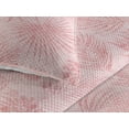 thumbnail image 3 of Ambesonne Tropical Leaves Quilted Bedspread Set 3 Pcs, Boho Exotic Jungle, Twin, Pale Pink and Rose, 3 of 4
