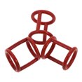 thumbnail image 4 of GAXIRE 3Pcs Ice Cream Maker Replacement Silicone Rings Red for Sealing and Pure Flavor, 4 of 7