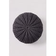 thumbnail image 7 of LR Home Medium Solid Transitional Indoor Round Pouf, Gray, 20" x 20" x 16", 7 of 7