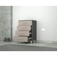 thumbnail image 4 of Inval Maestrik Locking Laminate 4-Drawer Garage Cabinet, Taupe & Dark Gray, 4 of 13
