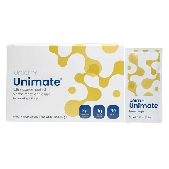 Unicity Unimate Lemon-Ginger Flavor