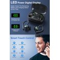 thumbnail image 4 of Auriculares inalámbricos HUJINA 60H Playback Bluetooth 5.3 IPX7 negros, 4 of 6
