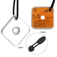 thumbnail image 3 of 2021 NEW Heliograph Signal Mirror With Whistle Multifunctional Emergency Rescue Tool black, 3 of 7