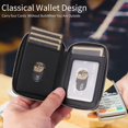 thumbnail image 5 of Dteck for MagSafe Wallet, Strong Magnetic Wallet for iPhone 17/16/15/14/13/12 Series,Magnetic Card Holder Wallet with Zipper Pocket for iPhone Wallet MagSafe with 4 Card Slots RFID Blocking, Black, 5 of 7