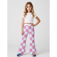thumbnail image 2 of Trendy Smart Girls Bell Bottoms Flare Leggings Slim-Fit Bell-Bottoms Pants Ankle Length for Young Girls Age 5-13, 2 of 6