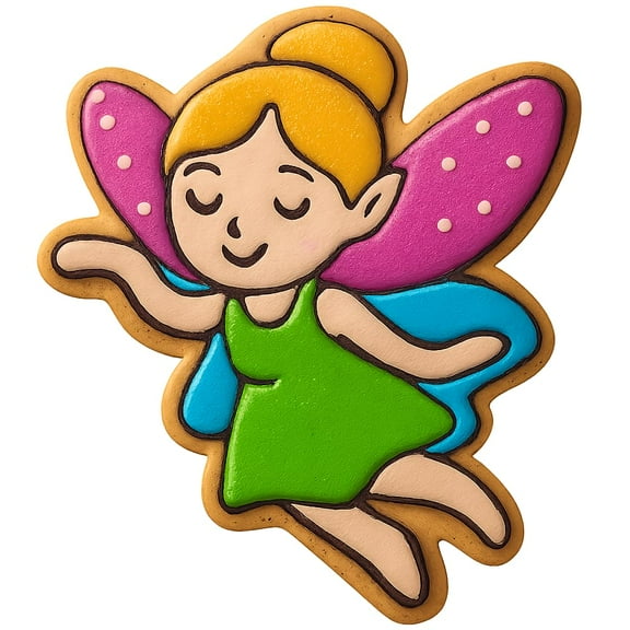 Whimsical Fairy Cookie Cutter - 4x3.1" Creative Kitchen Design Set