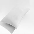thumbnail image 3 of Flxxie Super Soft and Cozy Velvet Pillowcases with Hidden Zipper, Wrinkle, Shrink and Fade Resistance Pillow Cases, Queen, 20" x 30", White, 2 Pack, 3 of 5