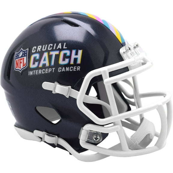 Crucial Catch 2024 Intercept Cancer Riddell NFL Speed Mini Helmet
