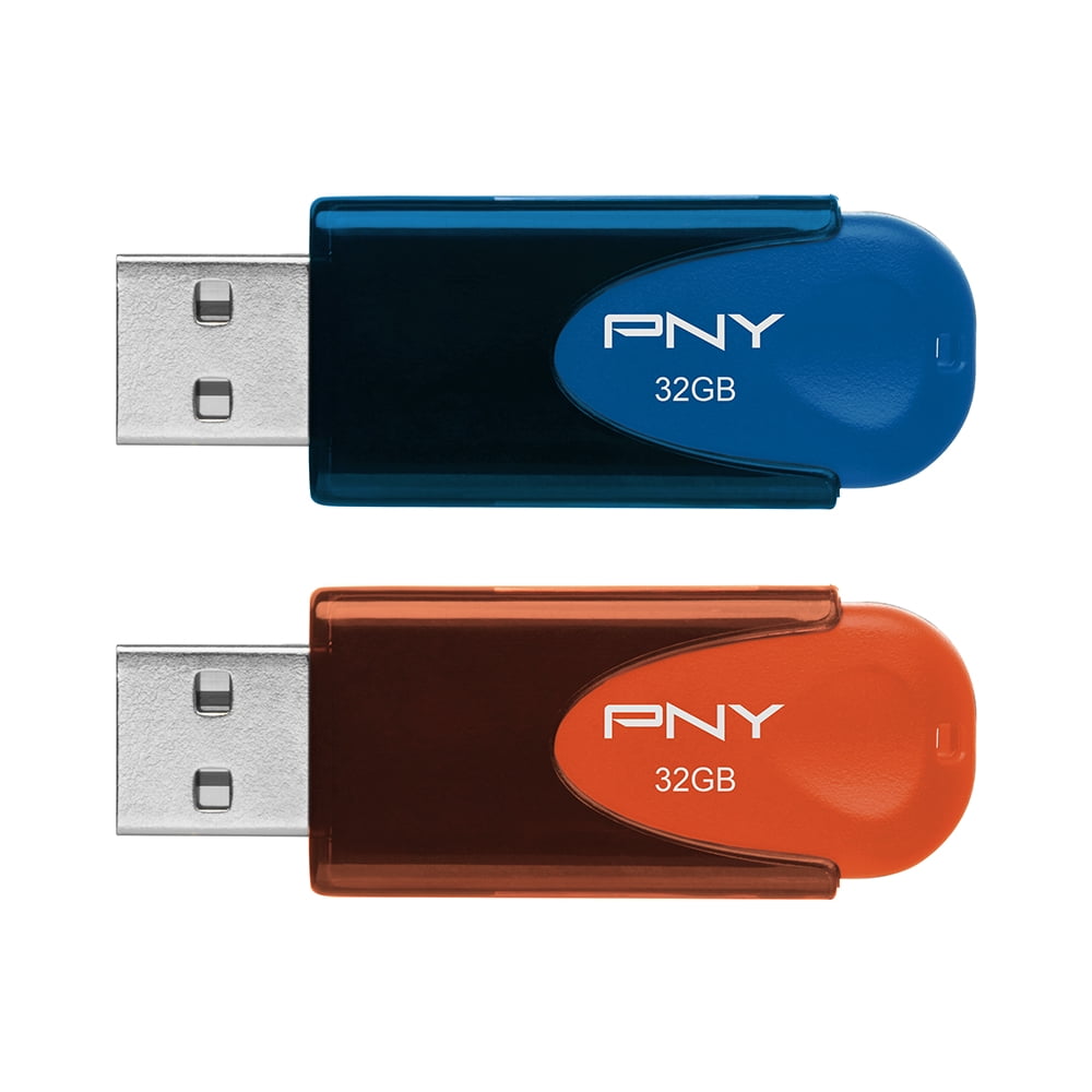 32GB Attaché 4 USB 2.0 Flash Drive 2-Pack​
