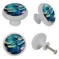 thumbnail image 4 of Dragonfly Round Glow-in-the-Dark Fluorescent Cabinet and Dresser Knobs - 4-Pack, 4 of 6