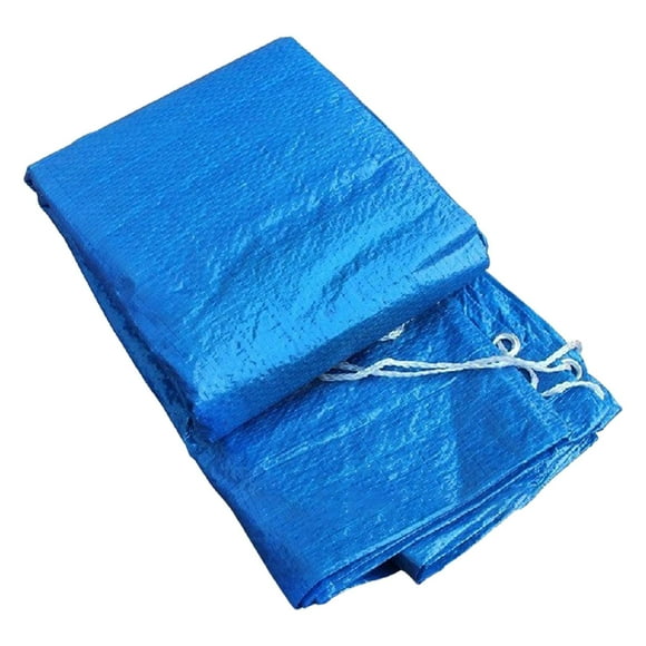 koolsoo Bâche en Tissu PE pour Piscine Rectangulaire Tapis Antipoussière pour Sol Diamètre 244 cm