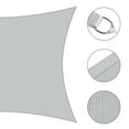 thumbnail image 5 of Yescom 2 Pack 13x10 Ft 97% UV Block Rectangle Sun Shade Sail HDPE Canopy Cover Net Deck, 5 of 11