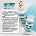 thumbnail image 5 of Enteric Coated Aspirin Tablets 325mg (1000 Count) NSAID Pain Reliever & Fever Reducer Coated Aspirin for Adults - Regular Strength for Headache Arthritis Menstrual & Muscle Pain, 5 of 9
