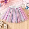 thumbnail image 4 of Cowsor Big Girls Fashion Tulle Skirt Fluffy Mesh Mini Skirt Elastic Waist Design Sweet Style Comfortable Wear for Party Holiday School Daily Activities, 4 of 7