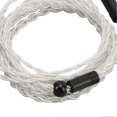 thumbnail image 2 of Silver Plated Copper Earphone Replacement Cable 3.5mm to Dual 2.5mm Plug o Cable for HE400S HE‑400I Headphones 1.2m, 2 of 4
