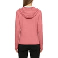 thumbnail image 4 of Garbnen M-4XL Womens Sun Protection Jacket Long Sleeve Full Zip Hoodie Womens with Pockets Summer Camping Going Out Sun Shirts for Women with Thumb Holes Red M, 4 of 5