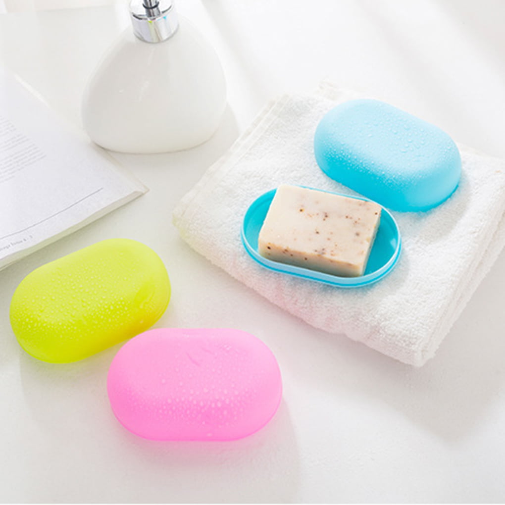 Soap box travel soap Case  Container Wash Shower Home Bathroom Camping  Soap 