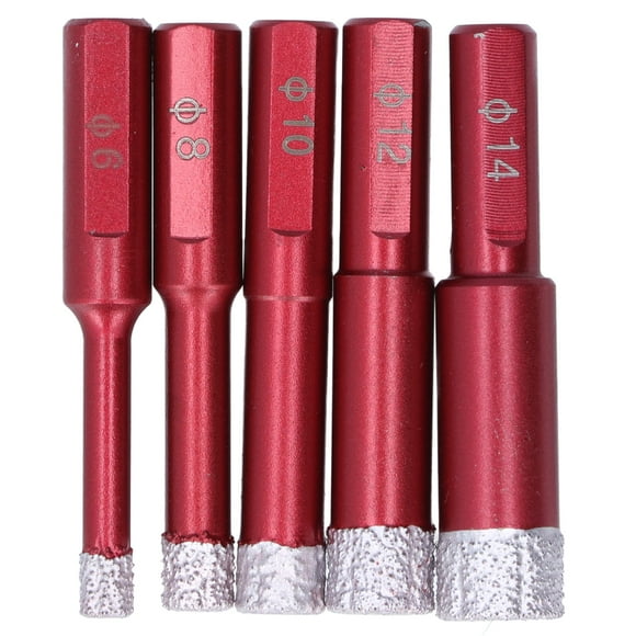 Drill Bit Tool,5Pcs Diamond Drill Bit Drill Bit Dry Diamond Drill Bit Proven Performance