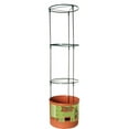 thumbnail image 2 of Hydrofarm GCTB Tomato Barrel Pot Garden Planting 4 Foot Trellis System (2 Pack), 2 of 4