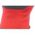 thumbnail image 4 of PIP Industries B1030674 Zone Defense Red Nylon Shell Coated Nitrile Palm Coat Gloves, Black - Small, 4 of 5