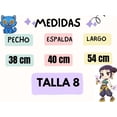 thumbnail image 4 of PLAYERA INFANTIL KPOP DEMON HUNTERS DISEÑO BABY SAJA COLOR ROSA TALLA 8, 4 of 4