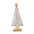 thumbnail image 1 of de Navidad Miniatura Decorativo Figurilla de Navidad Mesa Centro Ornamental con Estrella Superior de Fieltro Y Madera Adecuado para Regalo 14 x 6 x 313 cm, 1 of 8