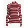 thumbnail image 7 of Free Assembly Women's Fine Rib Turtleneck Sweater, Lightweight, 7 of 7