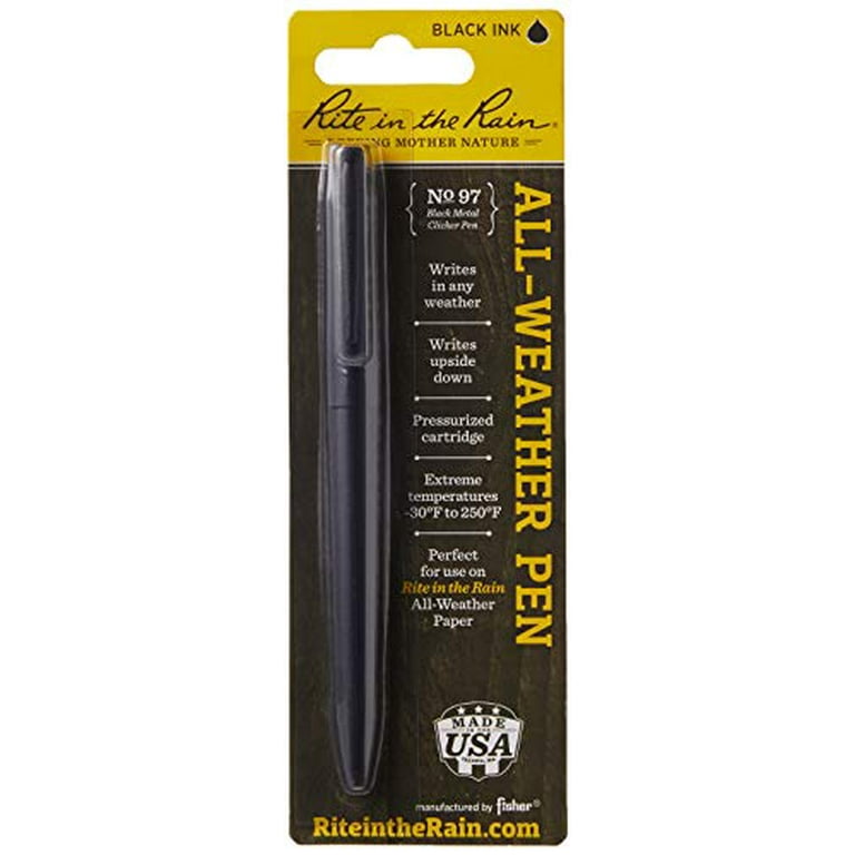  Rite in the Rain All Weather Pen Refill, Black (3 Pack) : Write  In The Rain Pen : Office Products