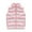 Pink, variant on REDARER Kids Striped Vest, Stand Collar Sleeveless Jacket with Zip, Warm Fall Winter Outwear for Boys Girls,Size:5-6 Years