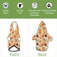 thumbnail image 6 of Haiem Hot Fresh Pizza for Winter Dog Hoodie Sweatshirts with Pockets Warm Dog Clothes for Small Dogs Chihuahua-X-Large, 6 of 7