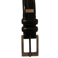 thumbnail image 2 of Arnold Palmer Golf Men's Hand Crafted Leather Crocodile Pattern Belt, 36" Black -, 2 of 2