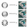 thumbnail image 2 of 6-Pack Wave Rotary Blades for Crafting, Ideal for Quilting, Sewing, Crochet, and Scrapbooking Projects, 2 of 5