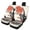 Koi Fish Wave Print, variant on Uourmeti Tiger Wave Print Car Seat Covers 3 Pack Car Accessories Set Air Breath in Summer Breathable Suitable for Truck Sedans