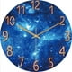 12inch Horloge Murale Quartz Calme Univers Espace Silencieux Salon Chambre à Coucher – image 1 sur 1