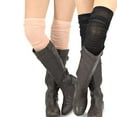 thumbnail image 2 of Teehee Women's Extra Long Fashion Thigh High Socks Over the Knee High Boot Socks, 2 of 6