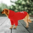 thumbnail image 3 of harmtty Pet Sweatshirt Soft Warm Hooded Winter Cat Dog Clothes Christmas,Red, 3 of 8