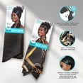 thumbnail image 3 of Envoltura de satén suave Scarf KISS Colors & Care para el cuidado del cabello, 3 of 8