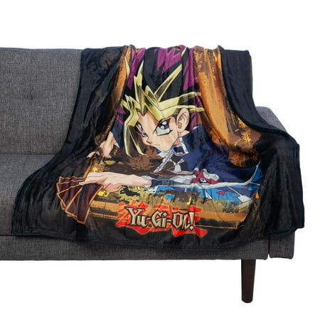 Yu-Gi-Oh! Digital Print Throw 48" x 60" Blanket - Walmart.com - Walmart.com