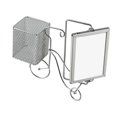 thumbnail image 4 of Lipstore Rotating Photo Frame Display Card Holder Picture Frame for Bedroom Nursery Mum With Mesh Basket, 4 of 8