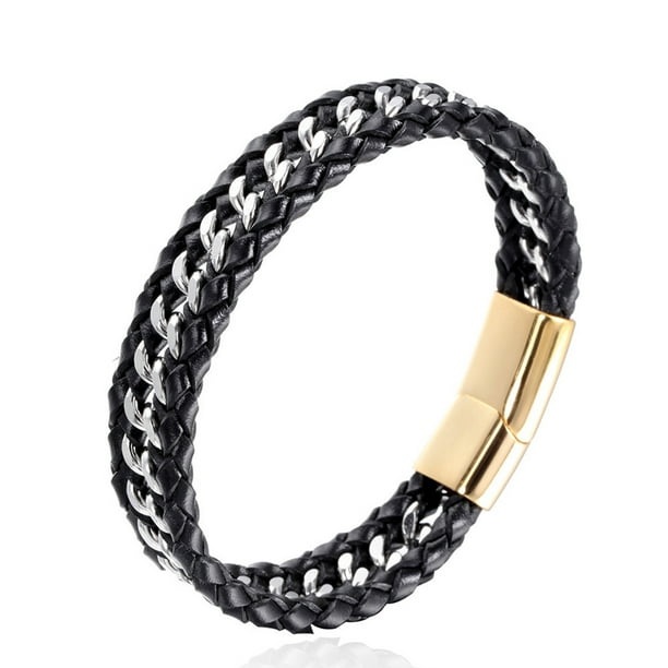 Qarigey de aleación para hombre, reemplazo desmontable portátil, cadena de muñeca de moda para niños, adorno de joyería, regalo de Ropa, zapatos y accesorios Miscelánea Oro Qarigey AP015050-03