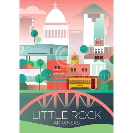 LITTLE ROCK, ARKANSAS PRINT