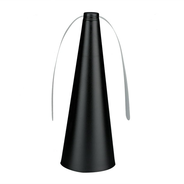 Repelente de mosquitos y moscas para escritorio, para exteriores e interiores, ideal para comidas, color negro