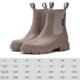 thumbnail image 2 of Botas de lluvia para mujeres con zapatillas de lluvia de lujoso con revestimiento de tobillo zapatos de jardín impermeables con botas de trabajo de Wellington Wellington, 2 of 7