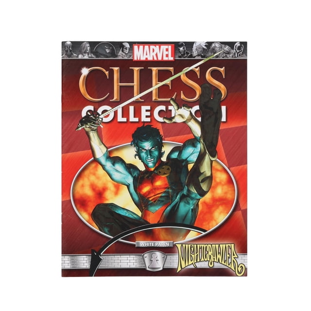 Revista Eaglemoss Marvel Chess Collection #37 Nightcrawler