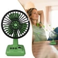 thumbnail image 2 of SUSHANG Vintage Style Retro Desktop Fan, Rechargeable Battery-Powered Small Fan with Quiet Operation for Office Desk, Personal Air Circulation, and Portable Home Use, 2 of 8