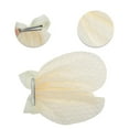 thumbnail image 3 of Unique Bargains 1 Pc Cute Bow Ribbon Hair Clips Light Yellow, 3 of 5