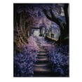thumbnail image 3 of Designart "Mystical Charm of Bluebells I" Cottage Print on Natural Pine Wood, 3 of 5