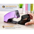 thumbnail image 3 of Bostitch Personal Electric pencl Sharpener, Powerful Stall-Free Motor, High Capacity Shavings Tray, Metallic Purple, 3 of 6