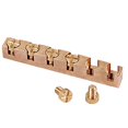 thumbnail image 4 of 2pcs 43mm Guitar Nut Height Adjustable Brass Nuts Replacement for LP SG Style Guitar, 4 of 8